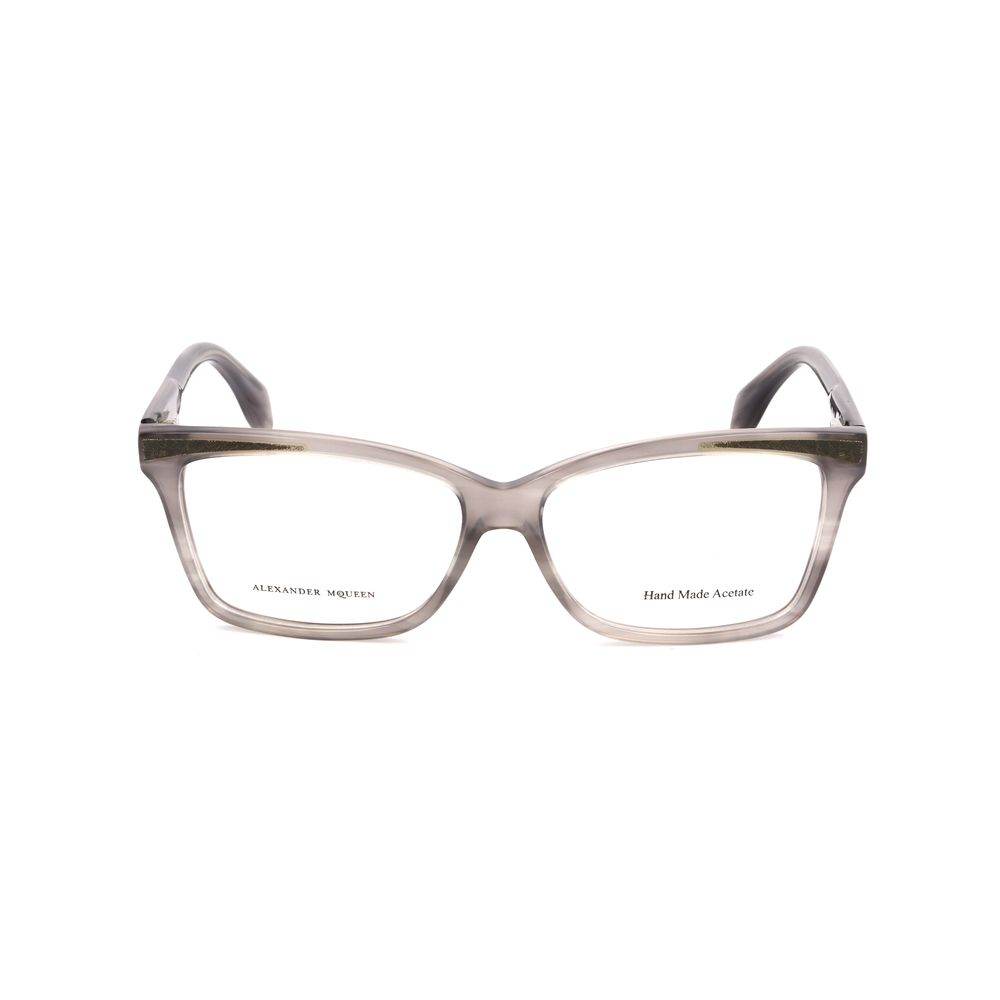 Alexander McQueen Gray Acetate Frames - Hilstor