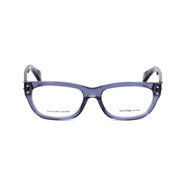 Alexander McQueen Blue Acetate Frames - Hilstor
