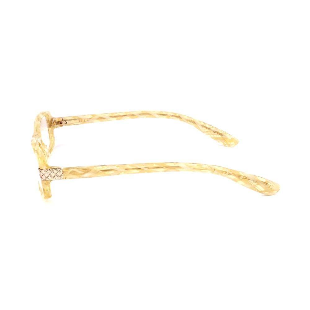 Bottega Veneta Yellow Acetate Frames - Hilstor