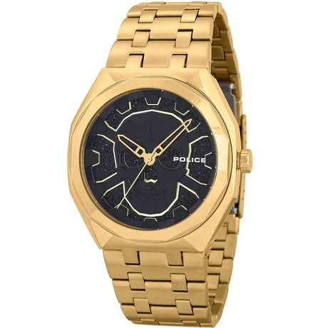 Police Gold Stainless Steel Stainless Steel Watch - Hilstor