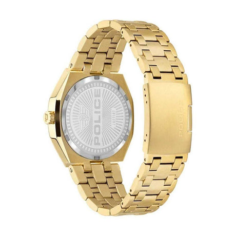 Police Gold Stainless Steel Stainless Steel Watch - Hilstor
