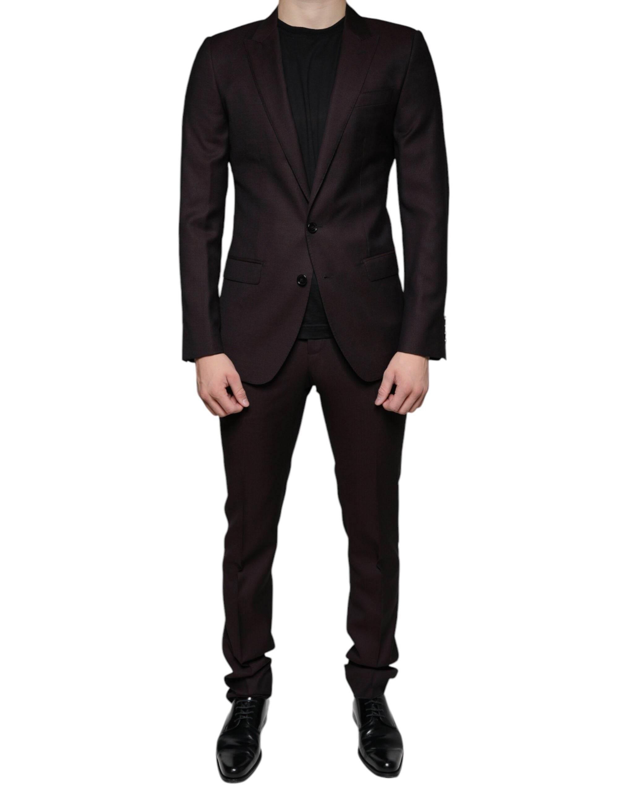 Dolce & Gabbana Indigo MARTINI Formal 2 Piece Suit - Hilstor