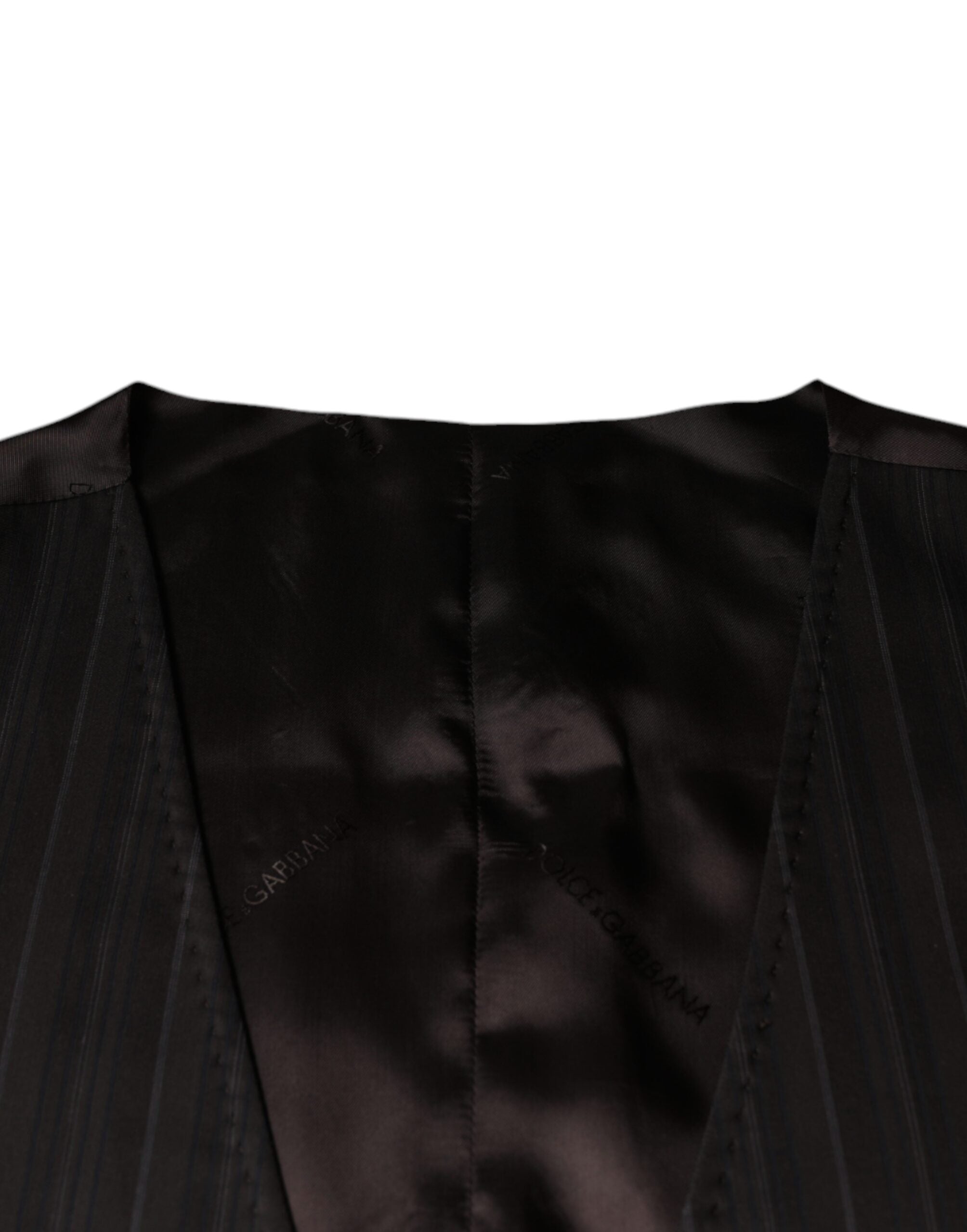 Dolce &amp; Gabbana sort bomuld vest kjole formel vest