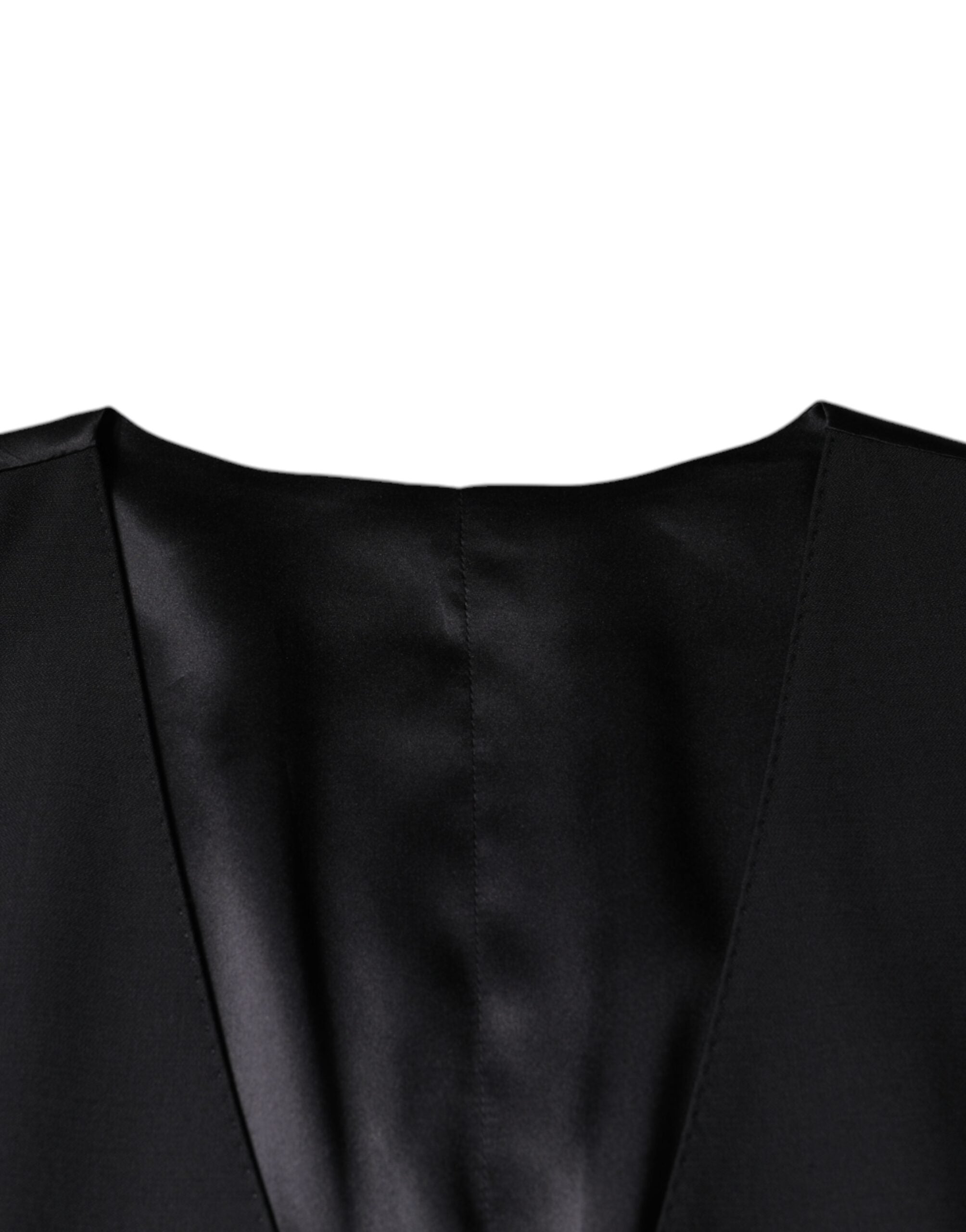 Dolce &amp; Gabbana sort uld vest kjole formel vest