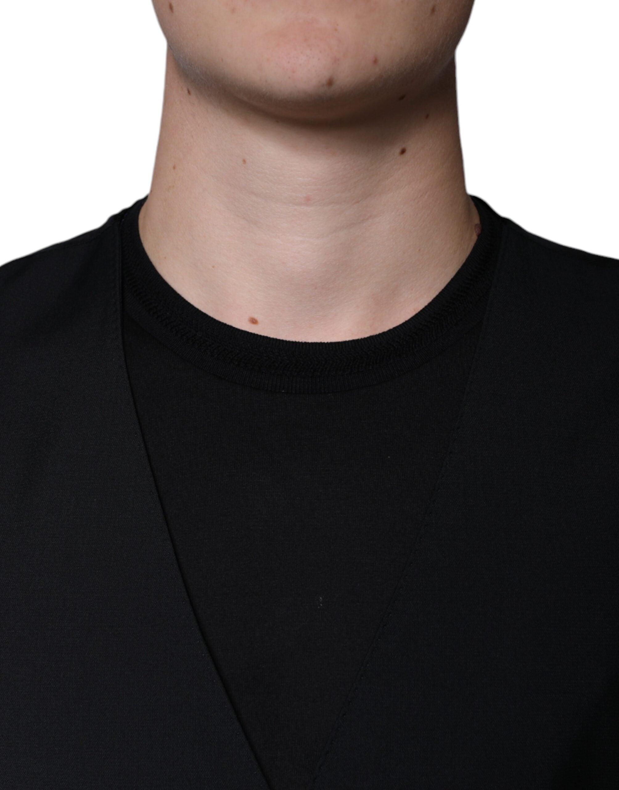 Dolce &amp; Gabbana sort uld formel kjole herre vest