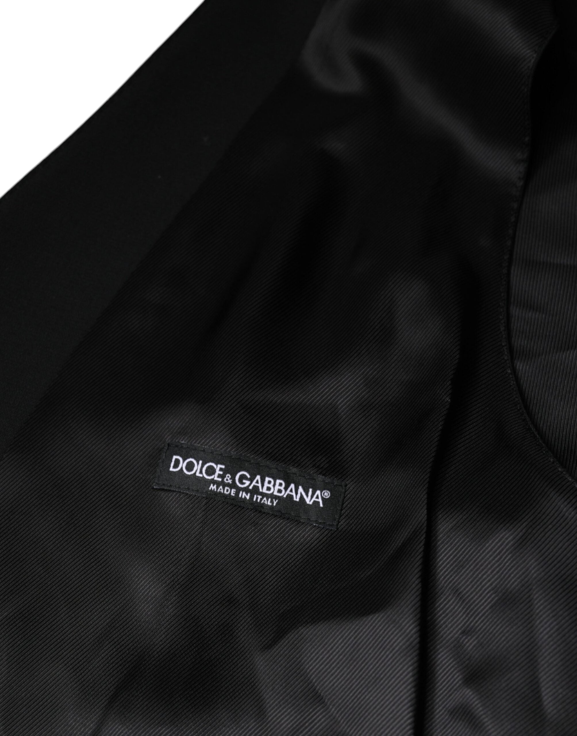 Dolce &amp; Gabbana sort uld formel kjole herre vest
