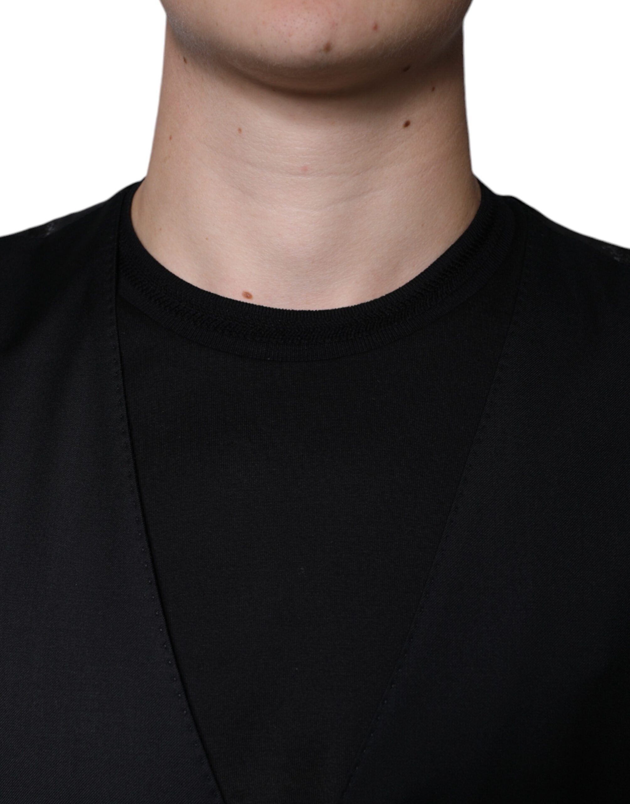 Dolce &amp; Gabbana sort uld vest kjole formel vest