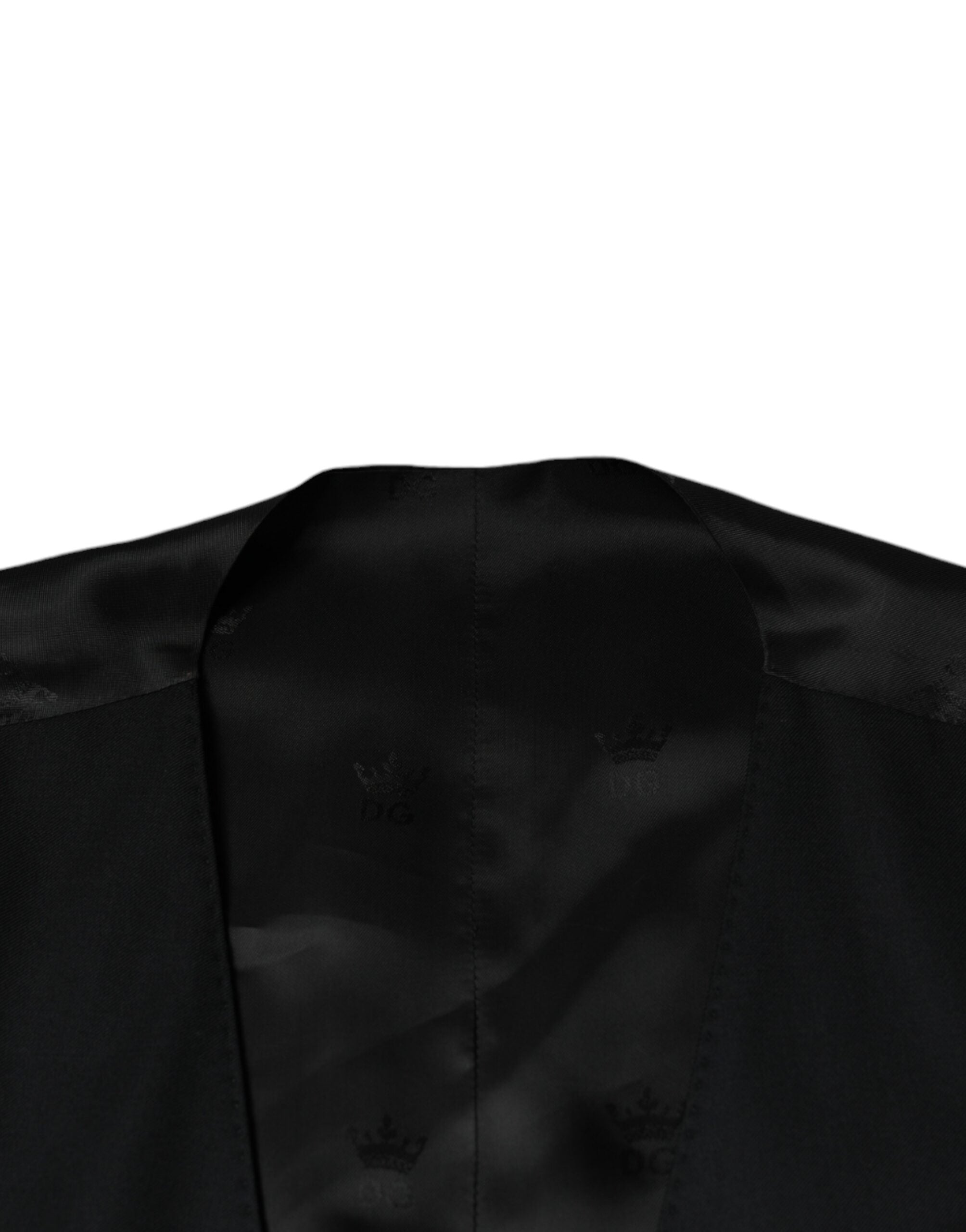 Dolce &amp; Gabbana sort uld vest kjole formel vest
