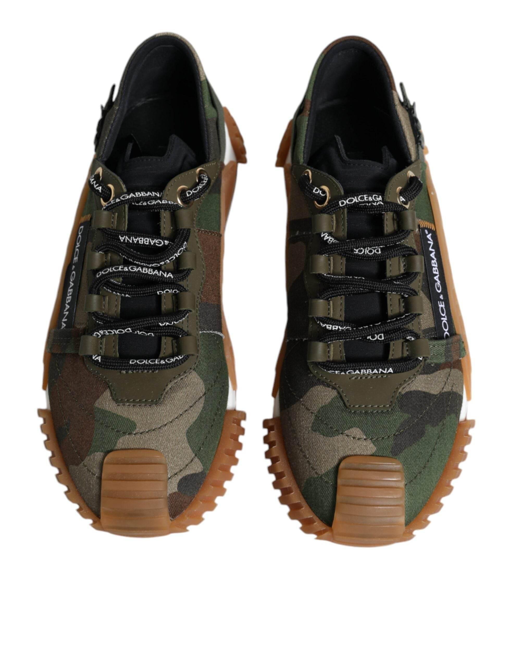 Dolce & Gabbana Multicolor NS1 Low Top Men Sneakers Shoes - Hilstor