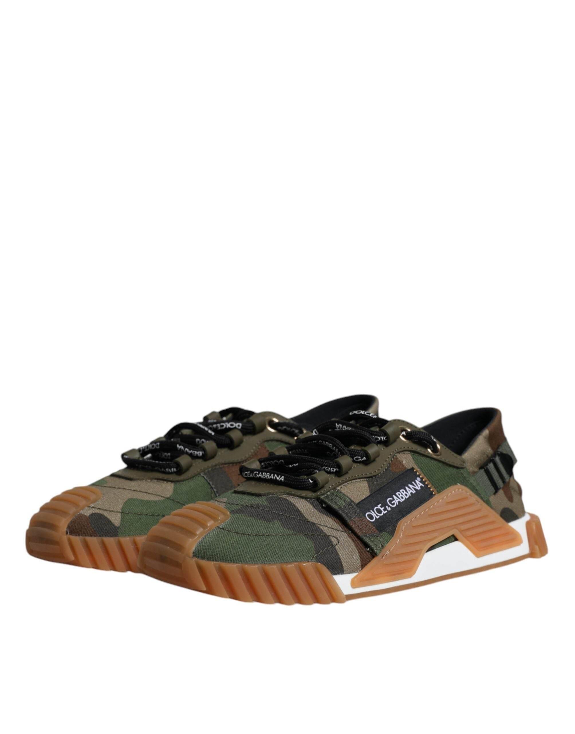 Dolce & Gabbana Multicolor NS1 Low Top Men Sneakers Shoes - Hilstor