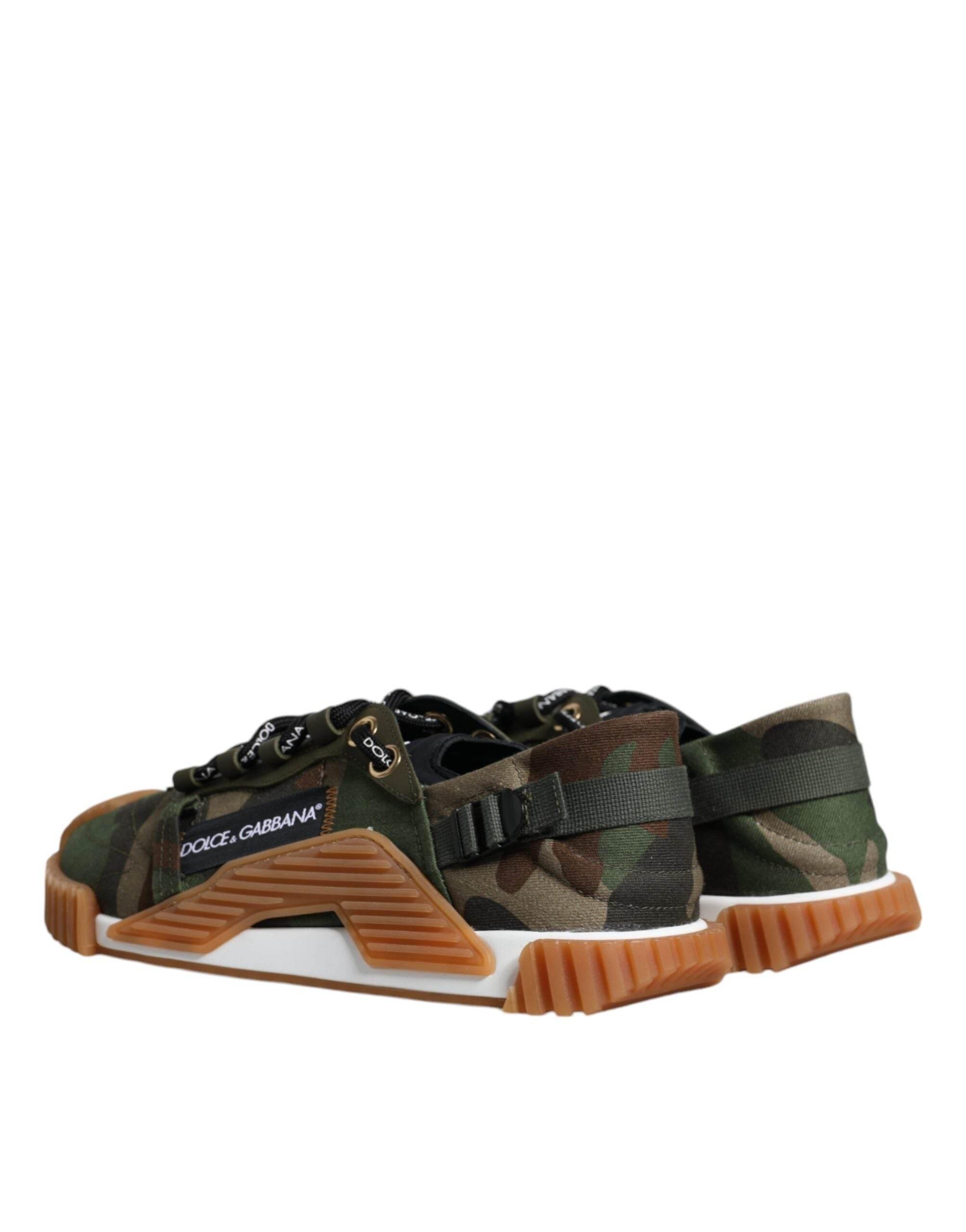 Dolce & Gabbana Multicolor NS1 Low Top Men Sneakers Shoes - Hilstor