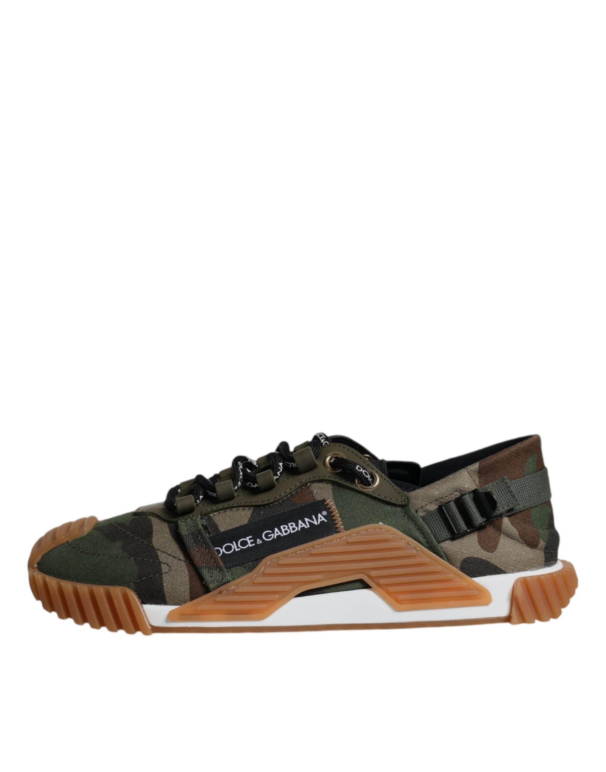 Dolce & Gabbana Multicolor NS1 Low Top Men Sneakers Shoes - Hilstor