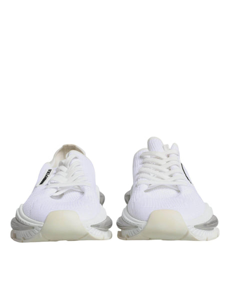 Dolce & Gabbana White Airmaster Low Top Men Sneakers Shoes - Hilstor