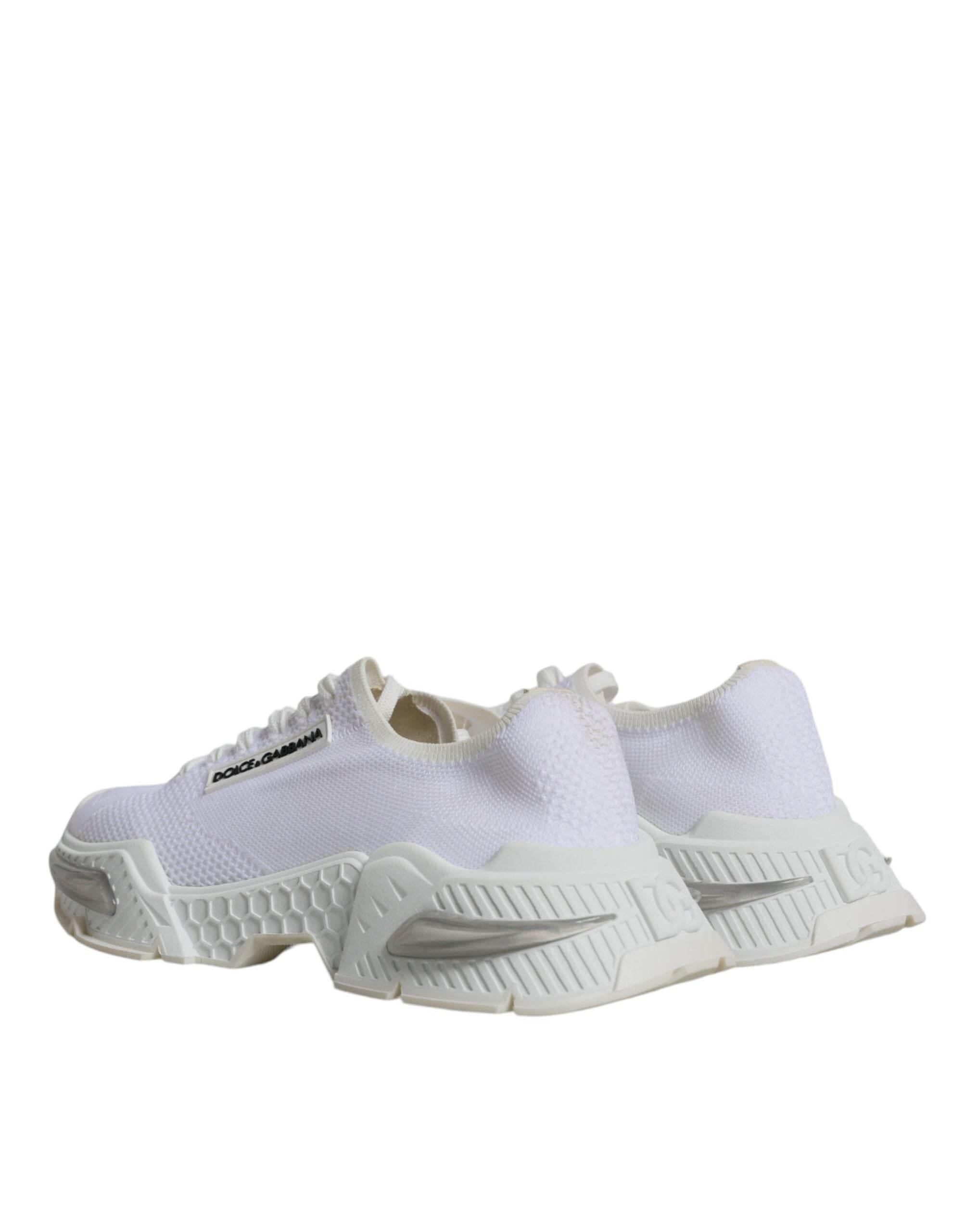 Dolce & Gabbana White Airmaster Low Top Men Sneakers Shoes - Hilstor