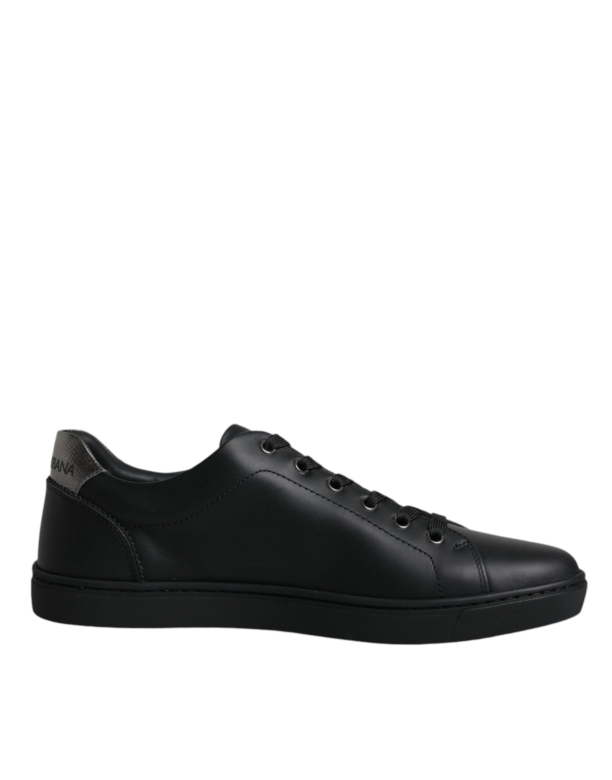 Dolce &amp; Gabbana Sort London Sacred Heart Mænd Sneakers Sko