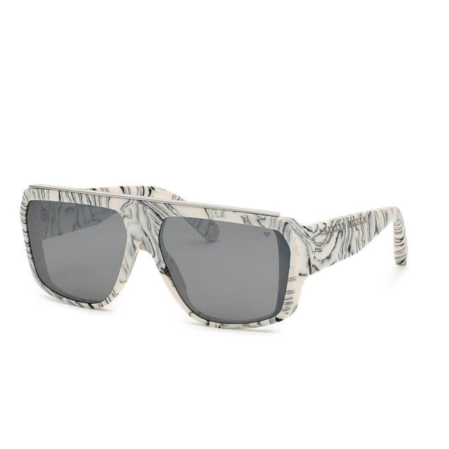 Philipp Plein White Injected Sunglasses - Hilstor