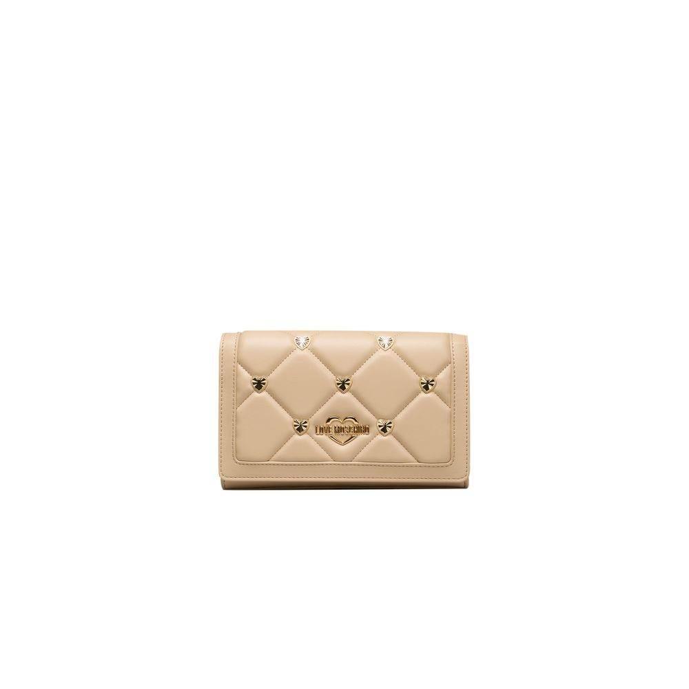 Love Moschino Beige Polyethylene Women Crossbody - Hilstor