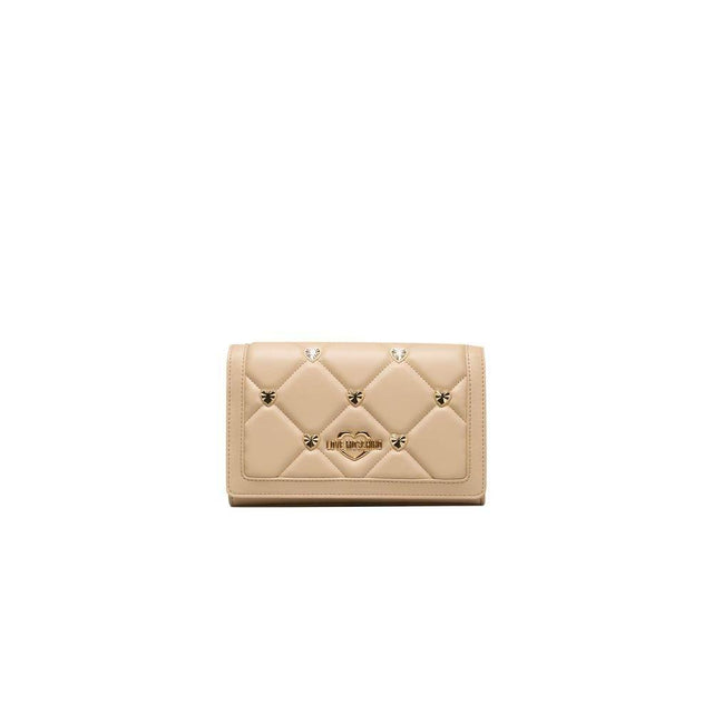 Love Moschino Beige Polyethylene Women Crossbody - Hilstor