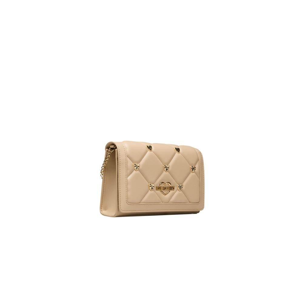 Love Moschino Beige Polyethylene Women Crossbody - Hilstor