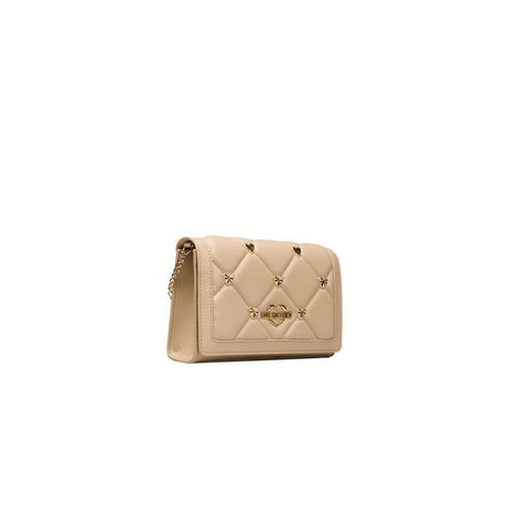 Love Moschino Beige Polyethylene Women Crossbody - Hilstor