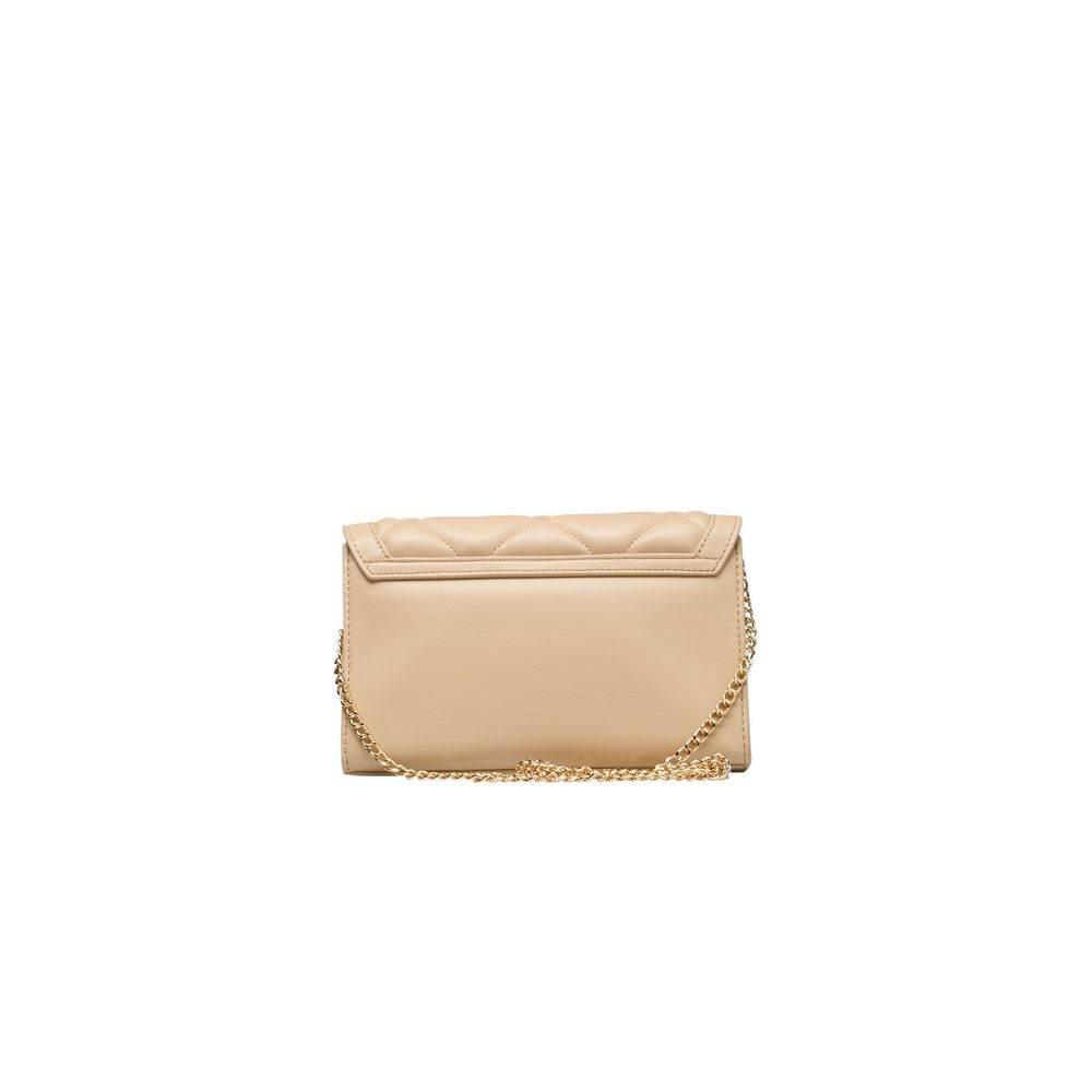 Love Moschino Beige Polyethylene Women Crossbody - Hilstor