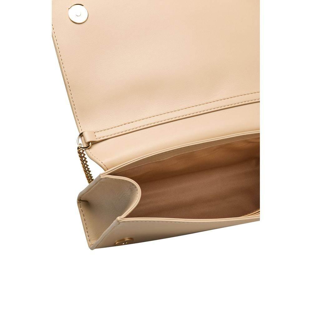 Love Moschino Beige Polyethylene Women Crossbody - Hilstor