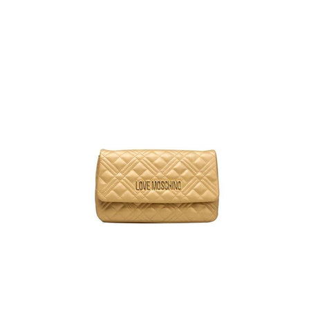 Love Moschino Gold Polyethylene Women Crossbody Bag - Hilstor