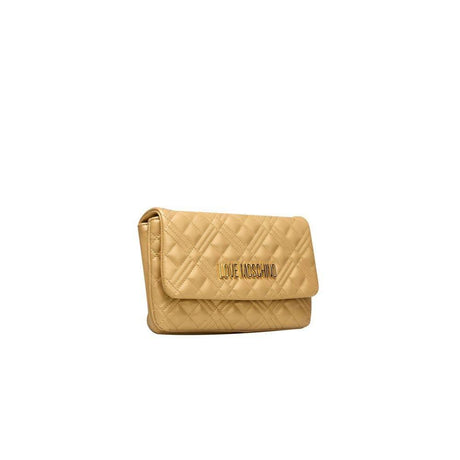 Love Moschino Gold Polyethylene Women Crossbody Bag - Hilstor