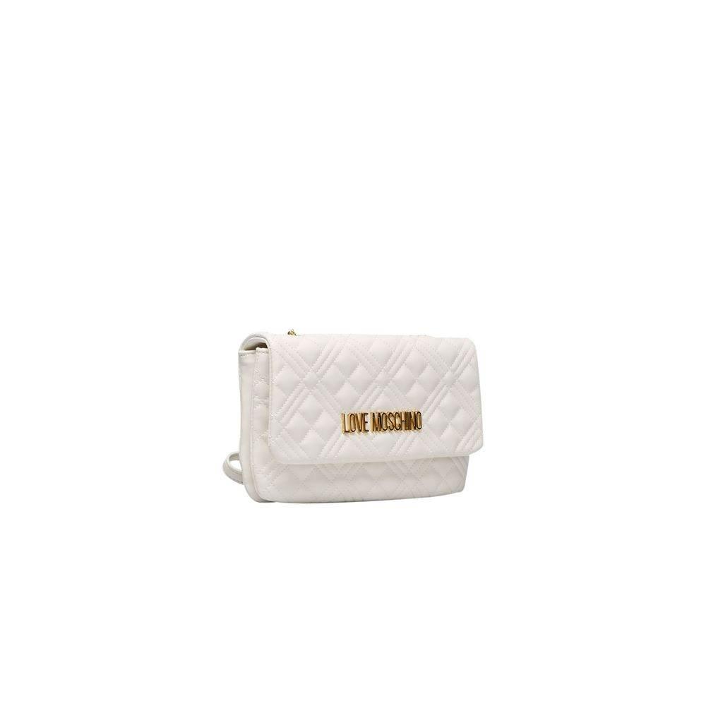 Love Moschino White Polyethylene Women Crossbody Bag - Hilstor