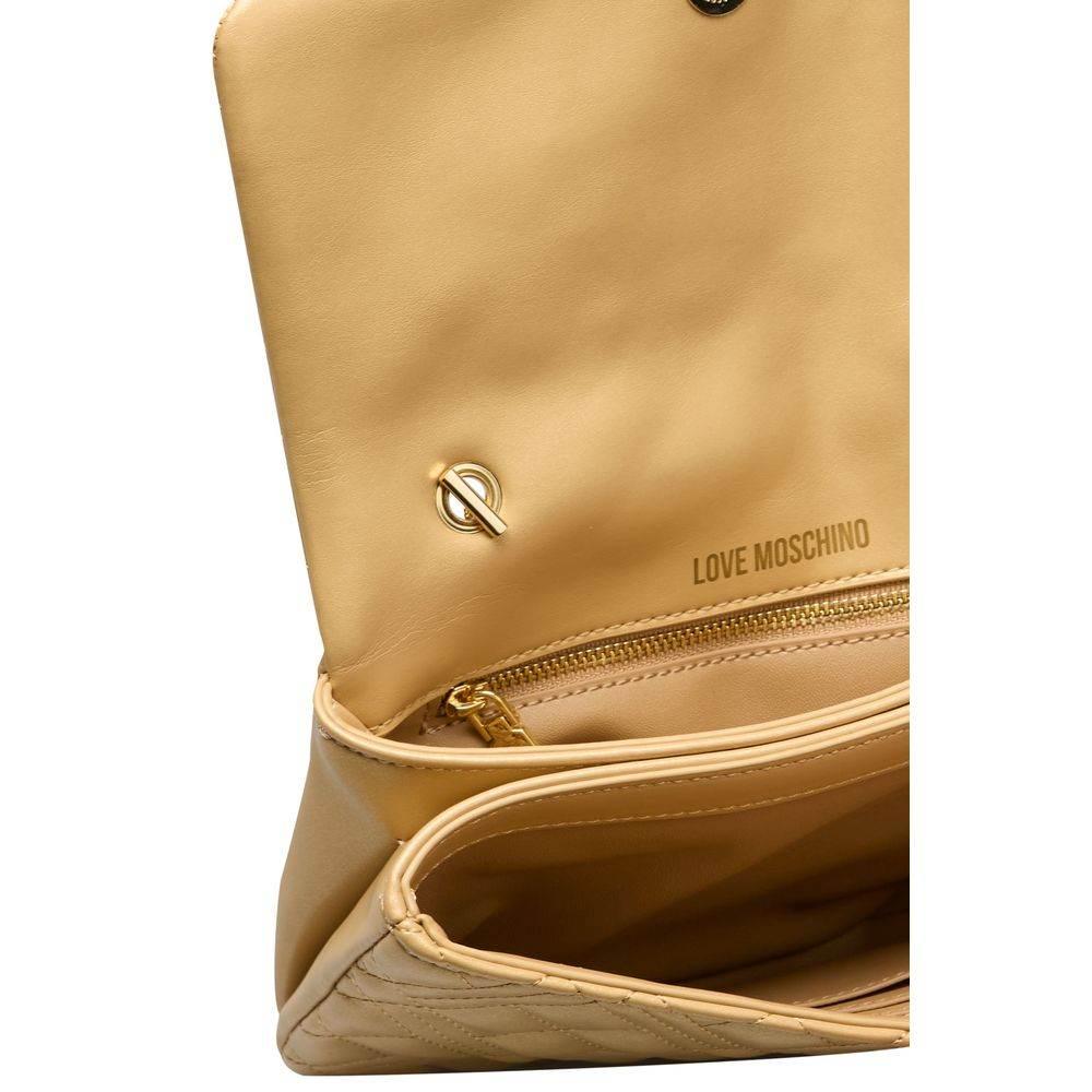 Love Moschino Gold Polyethylene Women Crossbody Bag - Hilstor