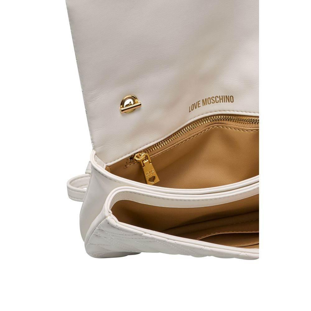 Love Moschino White Polyethylene Women Crossbody Bag - Hilstor