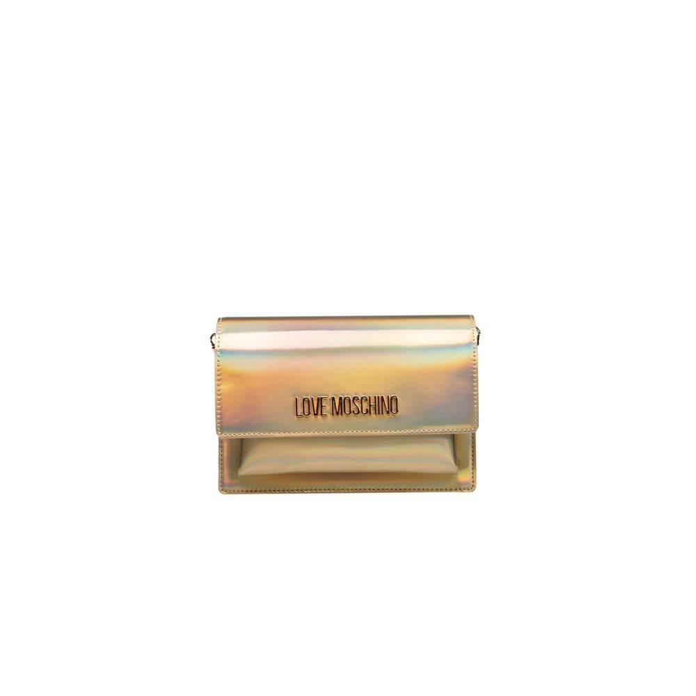 Love Moschino Gold Polyethylene Women Crossbody Bag - Hilstor