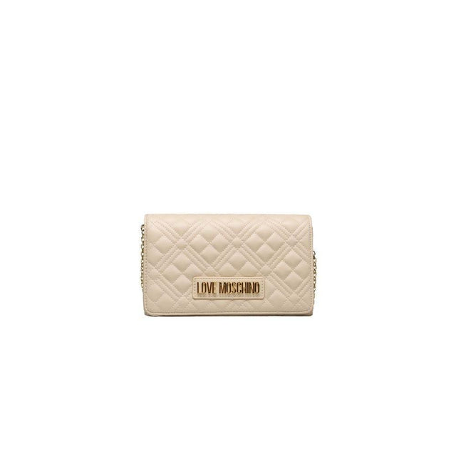 Love Moschino Beige Polyethylene Women Crossbody Bag - Hilstor
