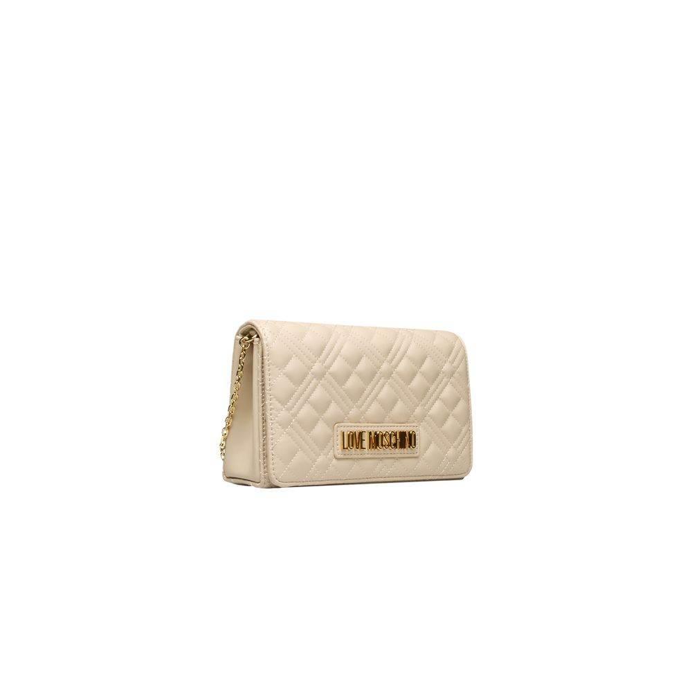 Love Moschino Beige Polyethylene Women Crossbody Bag - Hilstor
