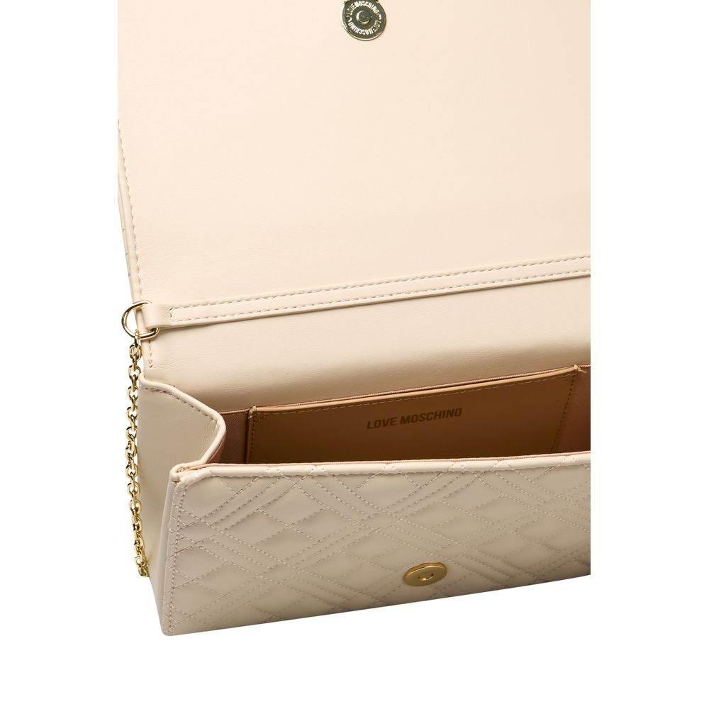 Love Moschino Beige Polyethylene Women Crossbody Bag - Hilstor