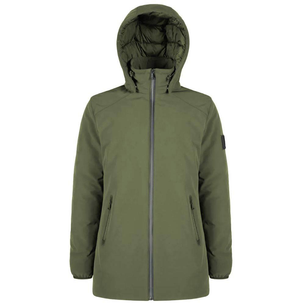 Yes Zee Green Nylon Men Jacket - Hilstor