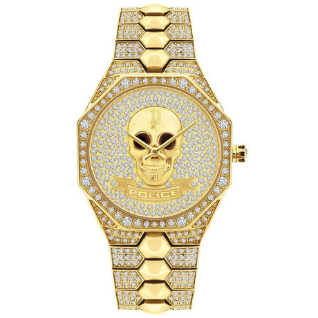 Police Gold Stainless Steel Watch - Hilstor