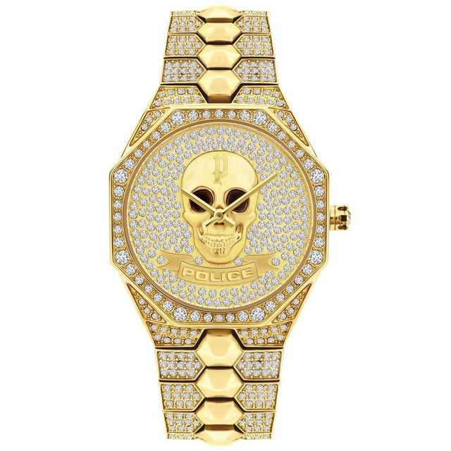 Police Gold Stainless Steel Watch - Hilstor