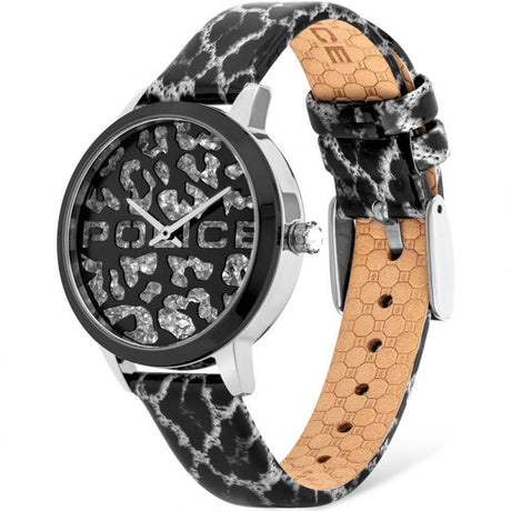 Police Black Leather Watch - Hilstor
