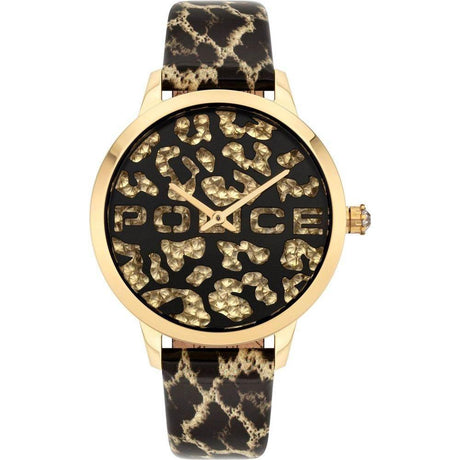 Police Brown Leather Watch - Hilstor