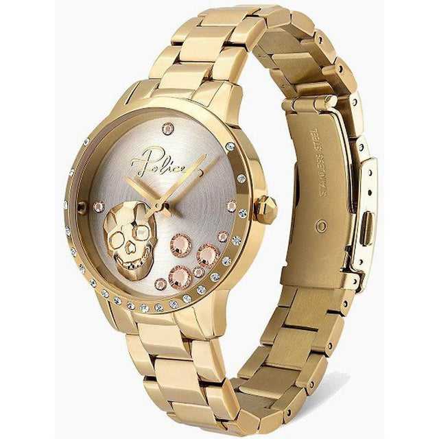 Police Gold Stainless Steel Watch - Hilstor