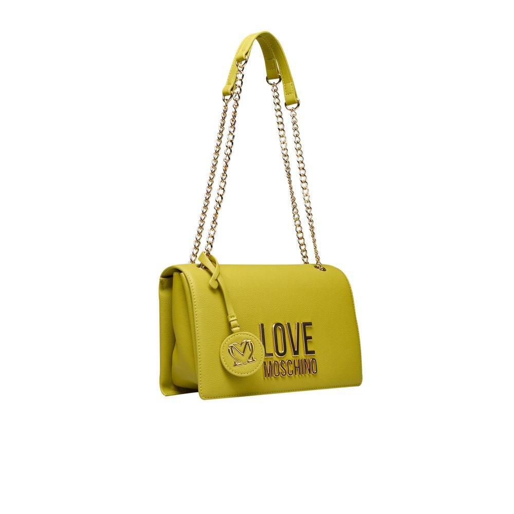 Love Moschino Yellow Polyethylene Women Crossbody Bag - Hilstor