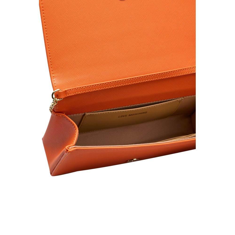 Love Moschino Orange Polyethylene Women Crossbody Bag - Hilstor