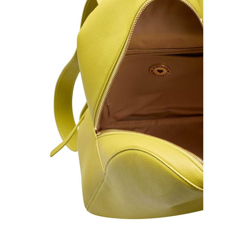 Love Moschino Yellow Polyethylene Women Backpack - Hilstor