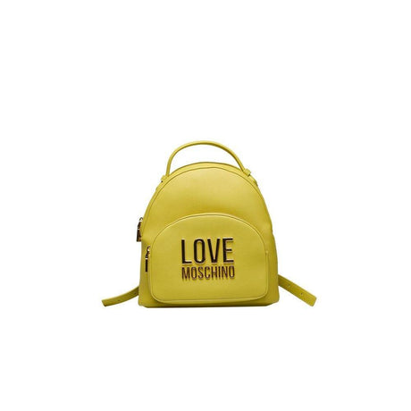 Love Moschino Yellow Polyethylene Women Backpack - Hilstor