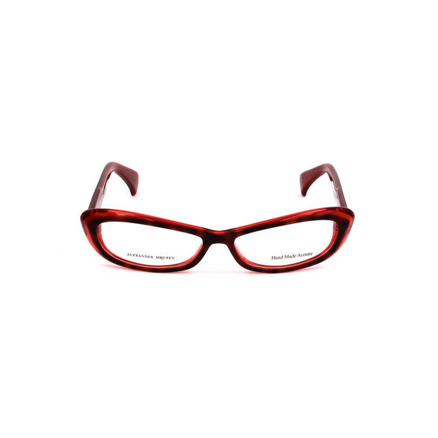 Alexander McQueen Red Acetate Frames - Hilstor