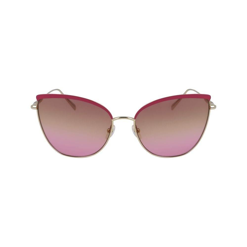 Longchamp Gold Metal Sunglasses - Hilstor
