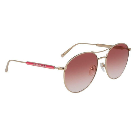 Longchamp Gold Metal Sunglasses - Hilstor