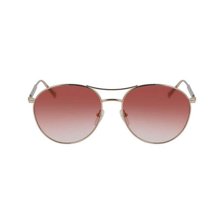 Longchamp Rose Gold Metal Sunglasses - Hilstor