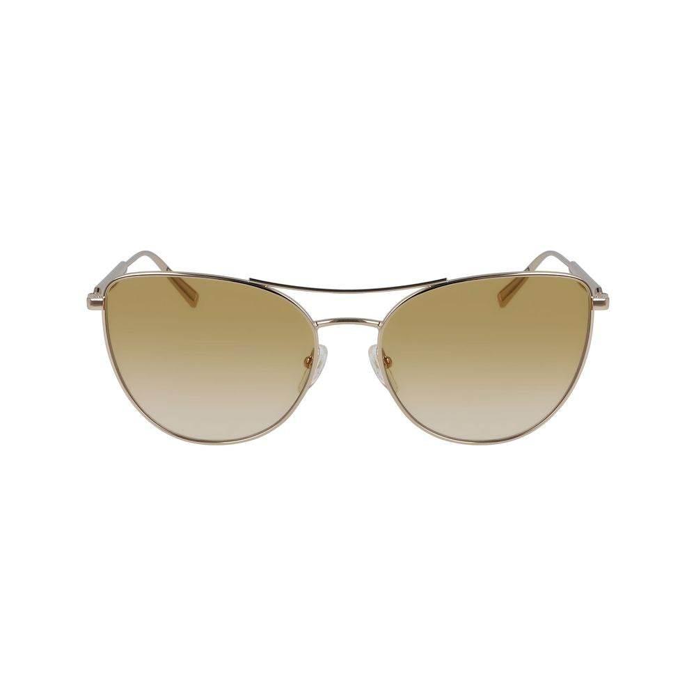 Longchamp Yellow Metal Sunglasses - Hilstor
